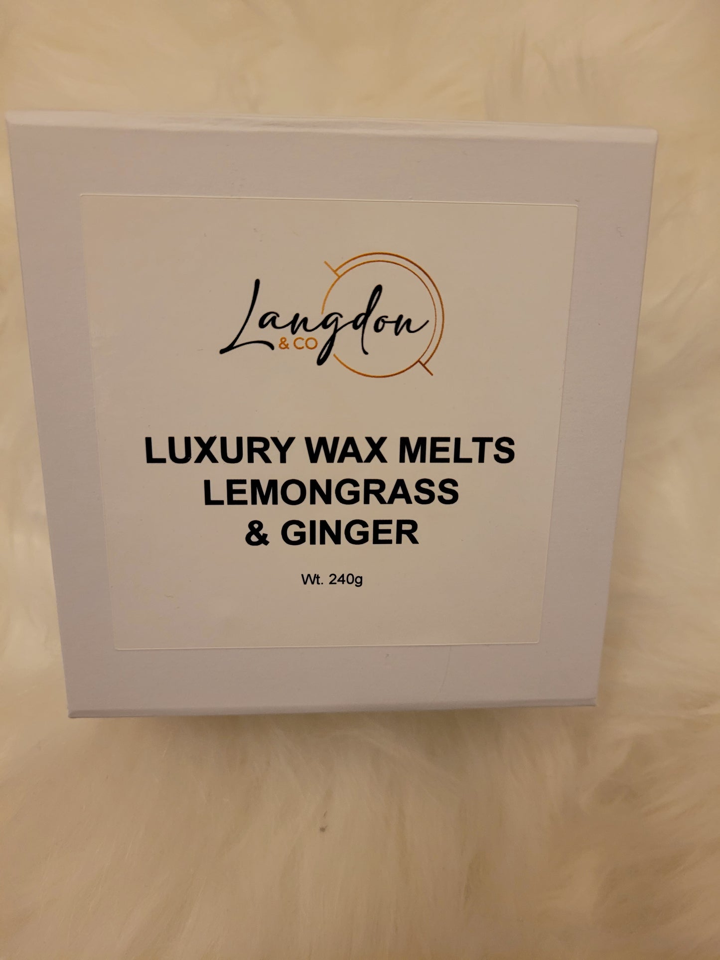 Lemongrass and Ginger wax melt box
