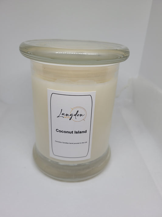 Coconut Island candle - Glass Jar